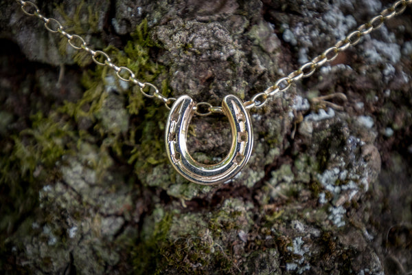 Horse Shoe Pendant - 9ct Gold