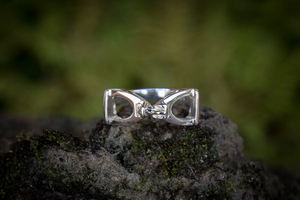 Stirrup Ring Double - Sterling Silver