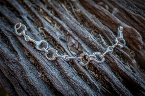 Snaffle Bit Bracelet - Sterling Silver - Small