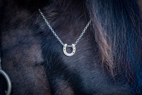 Horse Shoe Pendant - Sterling Silver