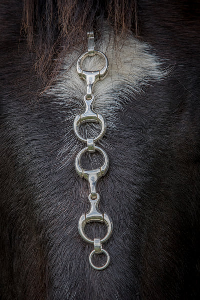 Snaffle Bit Bracelet - Sterling Silver - Large